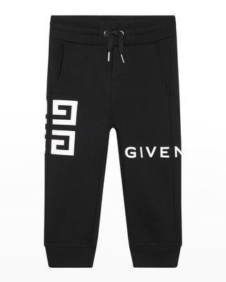 Boy's 4G Logo-Print Sweatpants, Size 4-6