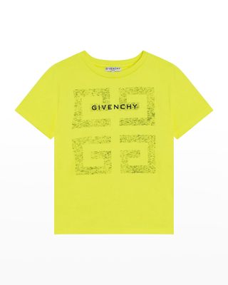 Boy's 4G Logo-Print T-Shirt, Size 4-6