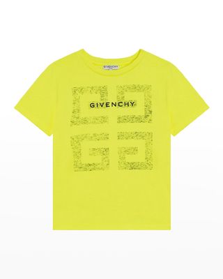 Boy's 4G Logo-Print T-Shirt, Size 8-14