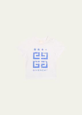 Boy's 4G Logo-Printed Short-Sleeve T-Shirt, Size 9M-3T