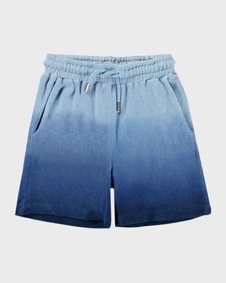 Boy's Abay Ombre Textured Shorts, Size 2-7