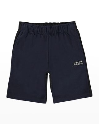 Boy's Amsey Two-Toned Sweat Shorts, Size 4-7