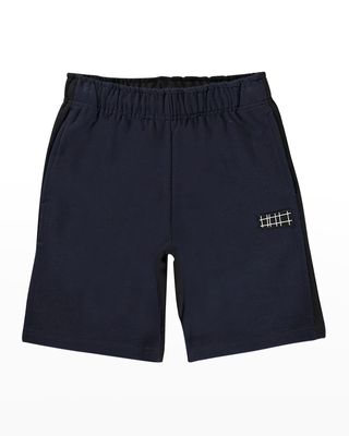 Boy's Amsey Two-Toned Sweat Shorts, Size 8-12