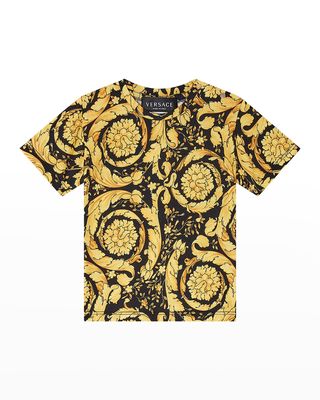 Boy's Baroque Jersey T-Shirt, Size 9-36M