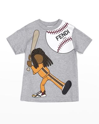 Boy's Baseball Graphic T-Shirt, Size 3-6