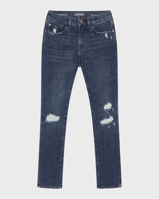 Boy's Brady Distressed Jeans, Size 2-7