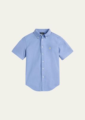 Boy's Classic Oxford Shirt, Size S-XL