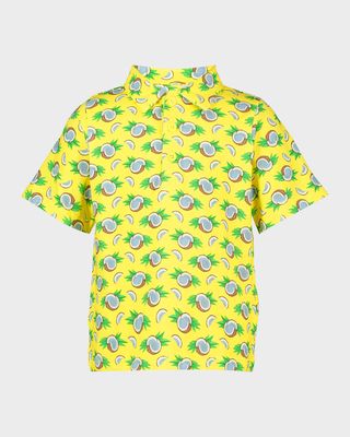 Boy's Coconut Polo Shirt, Size 2-10