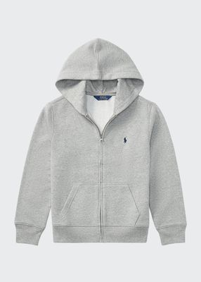 Boy's Cotton-Blend-Fleece Hoodie, Size S-XL
