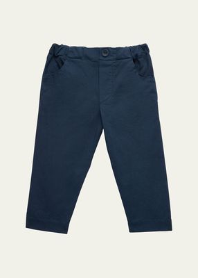 Boy's Cotton Trousers, Size 9M-10