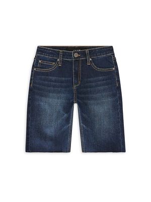 Boy's Distressed Denim Shorts - Eclipse - Size 8 - Eclipse - Size 8