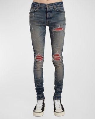 Boy's Distressed Light Wash Jeans, Size 4-12