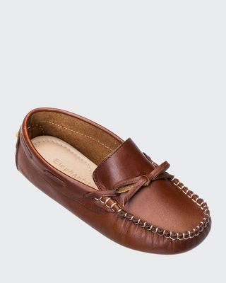 Boy's Driver Leather Loafers, Toddler/Kids