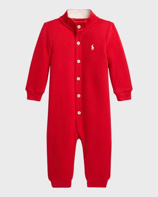 Boy's Embrodiered Pony Coverall, Size 3M-12M