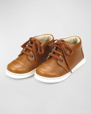 Boy's Evan Leather Mid-Top Sneakers, Baby/Toddler/Kid