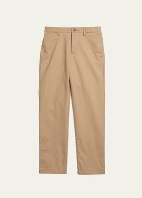 Boy's Flat Front Chino Pants, Size 2-7