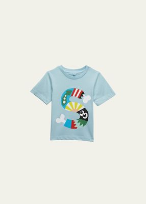 Boy's Graphic S Print T-Shirt, Size 2-12