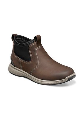 Boy's Great Lakes Leather Slip-On Boots