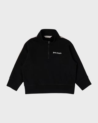 Boy's Half-Zip Track Sweatshirt, Size 14
