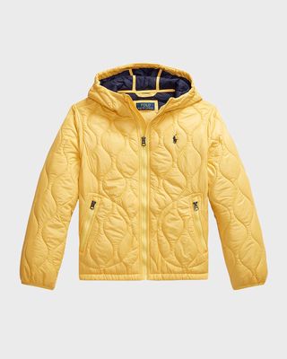 Boy's Hartland Quilted Ripstop Jacket, Size S-XL