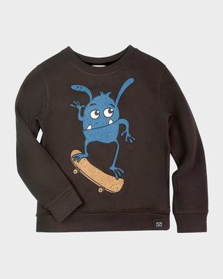 Boy's Highland Skate Monster Graphic Sweatshirt, Size 2-10