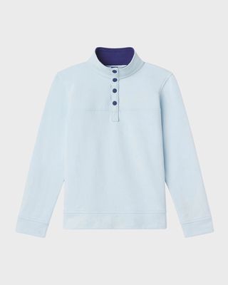 Boy's Hollis Cotton Pullover Sweatshirt, Size 2T-12