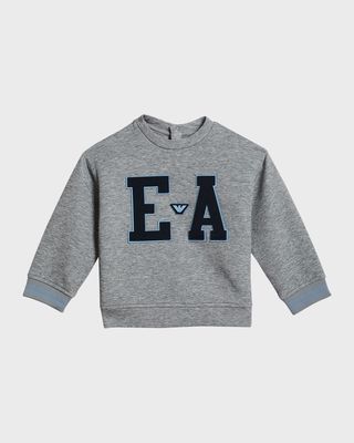 Boy's Jersey Logo-Print Sweatshirt, Size 12M-36M