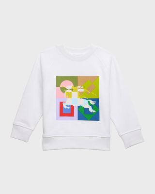 Boy's Jimmie EKD Geo-Print Sweatshirt, Size 3-14