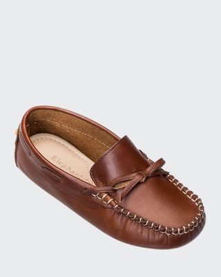 Boys' Leather Driver Loafers, Baby