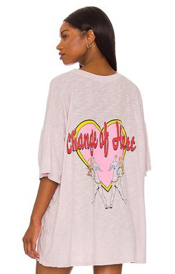Boys Lie Change Of Heart BF Tee in Lavender.