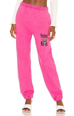 Boys Lie Perfect Match Sweatpants in Pink