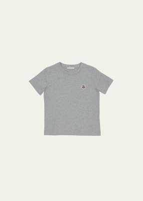 Boy's Logo Patch Short-Sleeve T-Shirt, Size 8-14