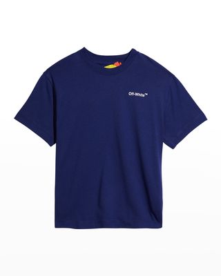 Boy's Logo-Print T-Shirt, Size 4-12