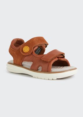Boy's Maratea Mix-Leather Sport Sandals, Toddler/Kids