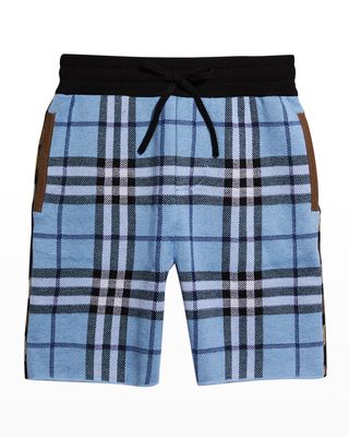 Boy's Milo Two Toned Checkered Shorts, Size 3-14