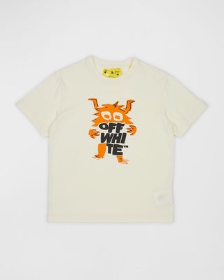 Boy's Monster Logo-Print T-Shirt, Size 4-12