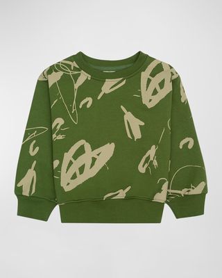 Boy's Natures Canvas Sweatshirt, Size 2-8