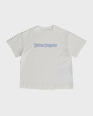 Boy's Neon Logo Short-Sleeve T-Shirt, Size 4-12