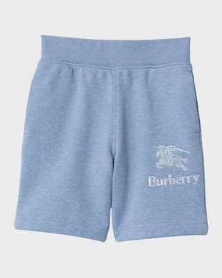 Boy's Norris EKD Loop-Back Cotton Jogger Shorts, Size 3-14