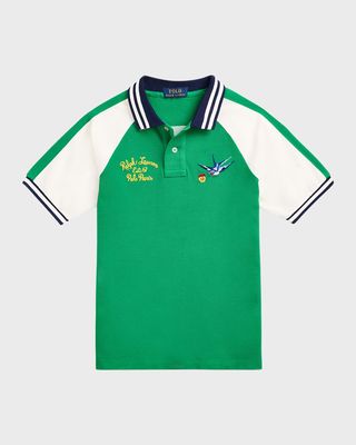 Boy's Parisian-Inspired Polo Shirt, Size S-XL