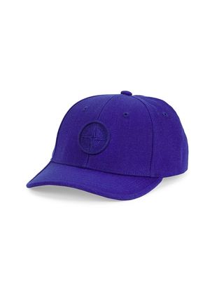 Boy's Patch Baseball Cap - Bright Blue - Size 3 - Bright Blue - Size 3