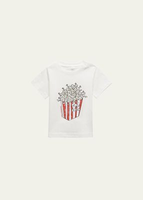 Boy's Popcorn-Print Graphic T-Shirt, Size 3M-24M