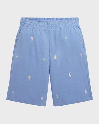 Boy's Prepster Mesh Athletic Shorts, Size S-XL