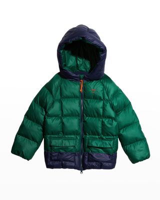Boy's Puffer Baby Jacket, Size 6M-24M