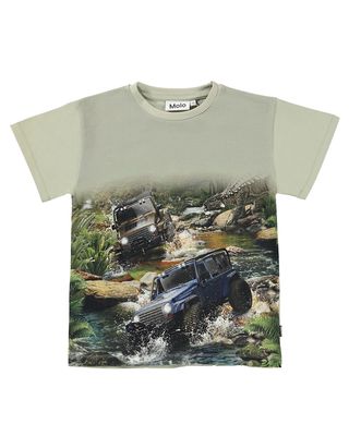 Boy's Rasmus Graphic Jeeps Offroading T-Shirt, Size 4-7