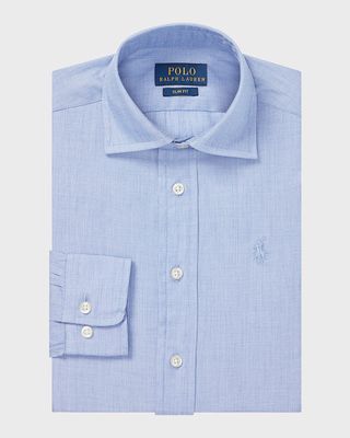Boy's Regent Slim Fit Button Down Shirt, Size 5-7