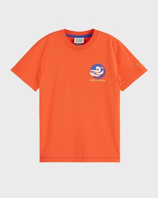 Boy's Relaxed Fit Artwork T-Shirt, Size 4-12