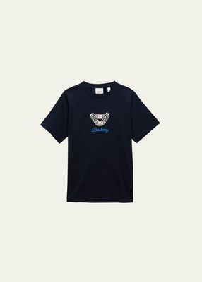 Boy's Roscoe Embossed Bear Face Tee, Size 3-14