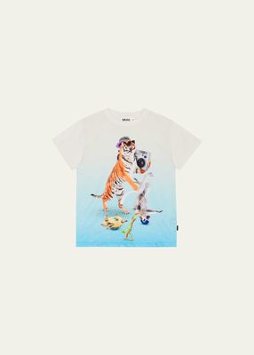 Boy's Roxo Dancing Animals Graphic T-Shirt, Size 2-7