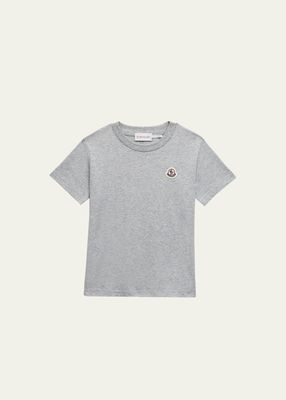 Boy's Short-Sleeve Logo T-Shirt, Size 4-6